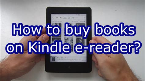 how do you purchase kindle books